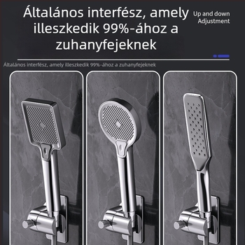 Zuhanytartó a fürdőszobába, modern és minimalista design (Anyag: ABS; Testreszabható: Igen; Szerelés: JY106; Egybeöntött formázás)