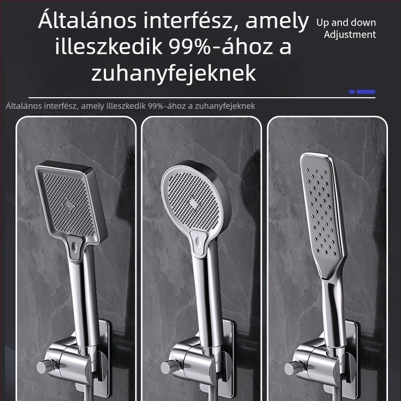 Zuhanytartó a fürdőszobába, modern és minimalista design (Anyag: ABS; Testreszabható: Igen; Szerelés: JY106; Egybeöntött formázás)