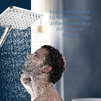 Hordozható kézi esőzuhany fej, ABS, 0.8 MPa, egy üzemmódú kiáramlás, modell HS-1580 CP