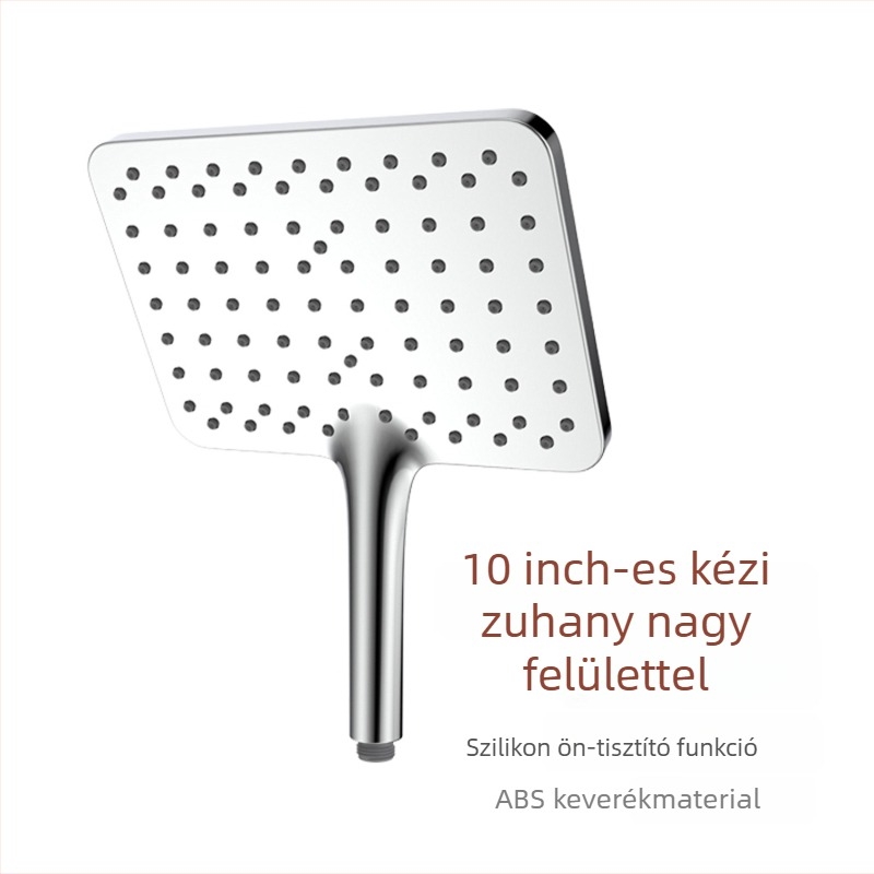 Hordozható kézi esőzuhany fej, ABS, 0.8 MPa, egy üzemmódú kiáramlás, modell HS-1580 CP