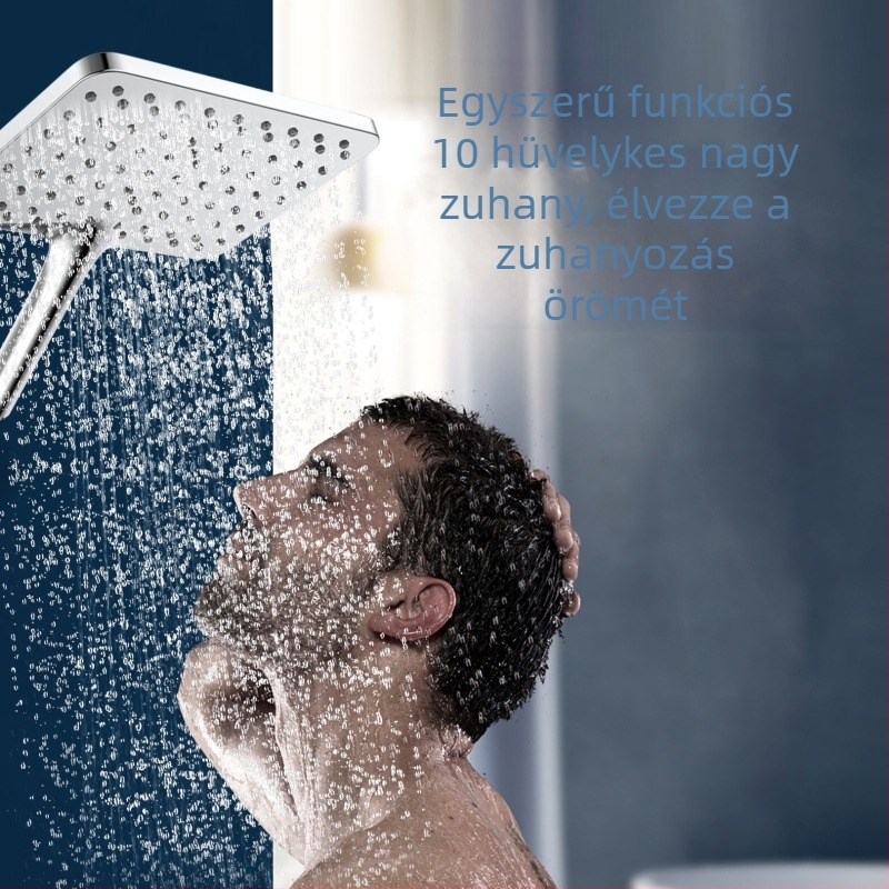 Hordozható kézi esőzuhany fej, ABS, 0.8 MPa, egy üzemmódú kiáramlás, modell HS-1580 CP