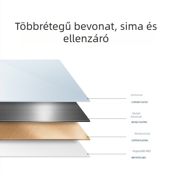 Zuhanytartó falra szerelhető, ABS + krómozott felülettel; Modell: háromlyukas falbázis; Szerelési típus: 1; Működési hőmérséklet: 0–100°C; Névleges nyomás: 1 bar