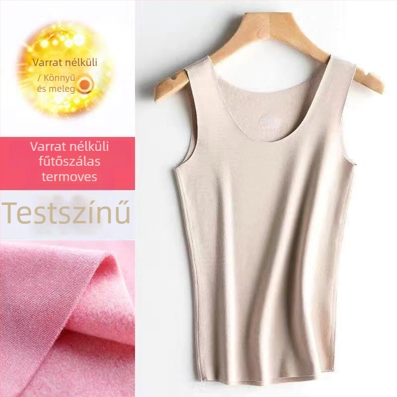 Női meleg mellény velúr bélésű alapréteg őszi–téli viseléshez