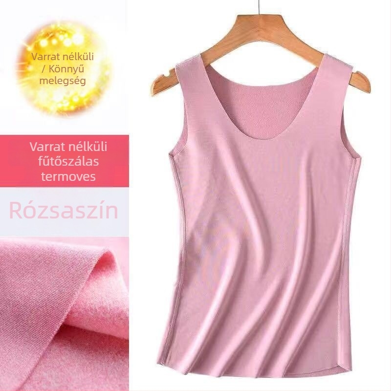 Női meleg mellény velúr bélésű alapréteg őszi–téli viseléshez