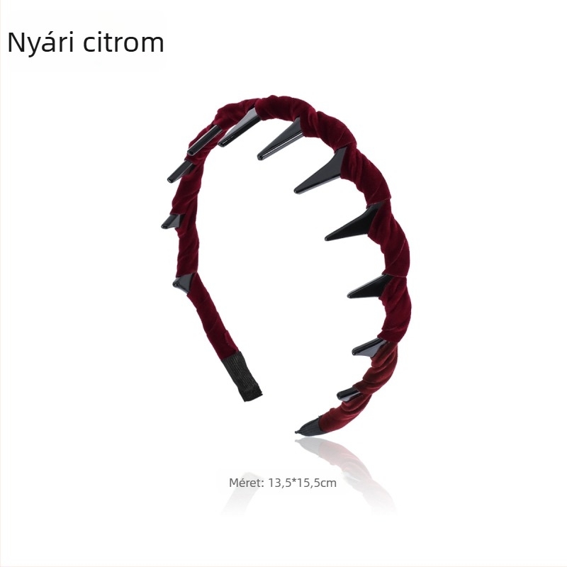 Női hajpánt, koreai stílus, szőtt, Summer Lemon, Télen 2025