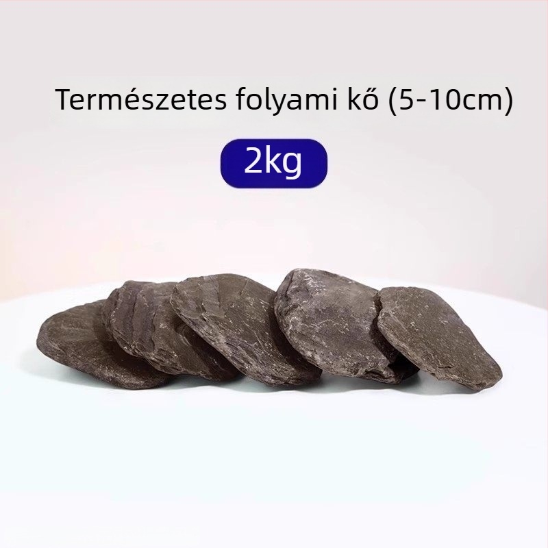 Asztali akváriumi tájkő készlet - gyanta, irodai stílus, ökológiai patak dekor, teknős napozó platform