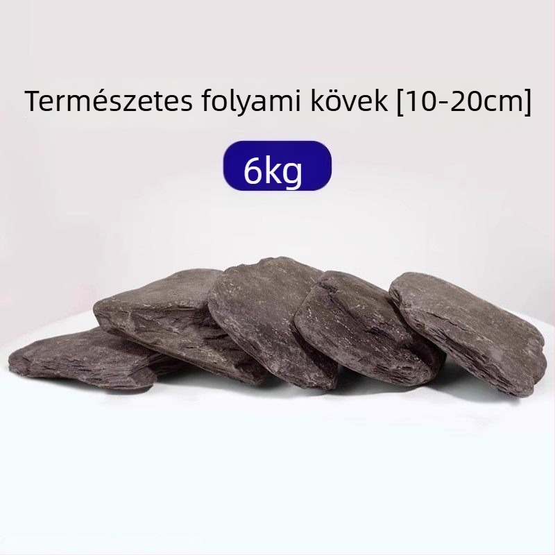 Asztali akváriumi tájkő készlet - gyanta, irodai stílus, ökológiai patak dekor, teknős napozó platform