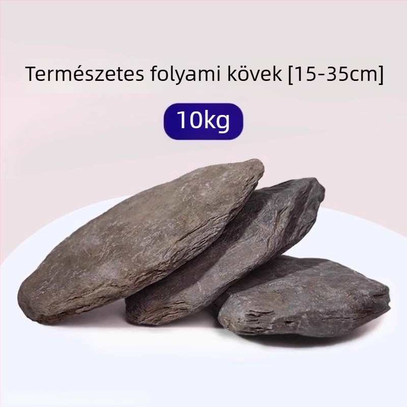 Asztali akváriumi tájkő készlet - gyanta, irodai stílus, ökológiai patak dekor, teknős napozó platform