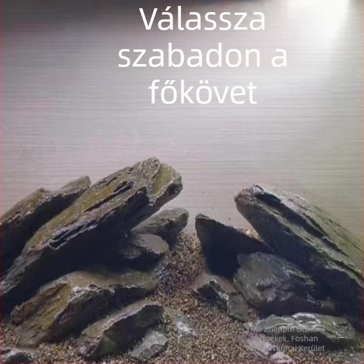 Akvarisztikai tájkép fő kő, rockery készlet halak, garnéla és teknősök számára