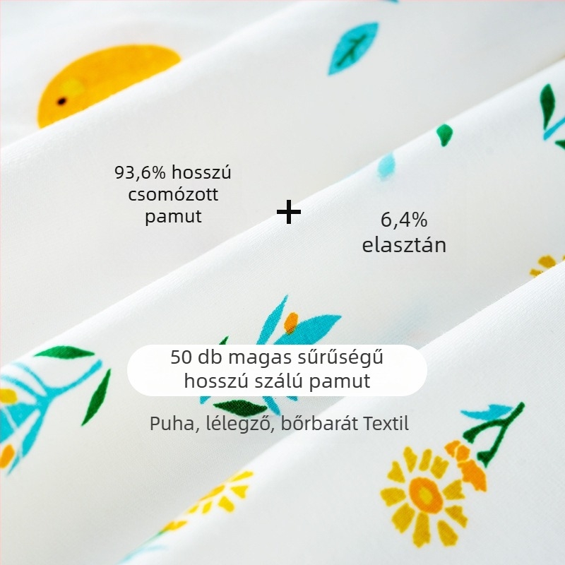 Gyerekeknek készült pamut alsóneműk (4 db): 93% pamut, A osztályú biztonság, középső derék, antiwedgie, egész évben
