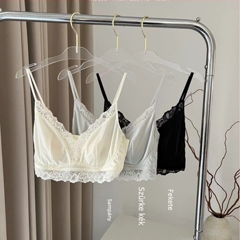 Nylon anyagú melltartó, ultra vékony formázott kosár, push-up, szép hátsó dizájn, lélegző — modell 12343