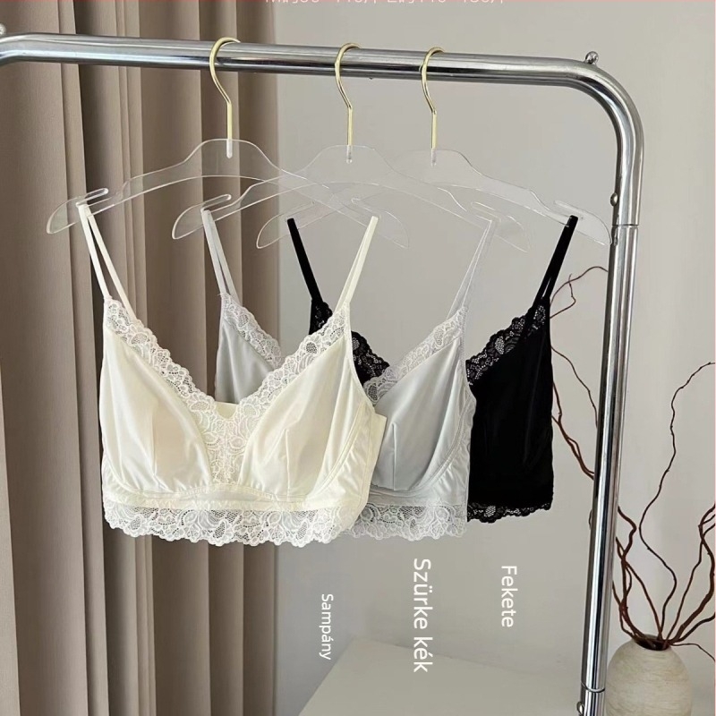 Nylon anyagú melltartó, ultra vékony formázott kosár, push-up, szép hátsó dizájn, lélegző — modell 12343