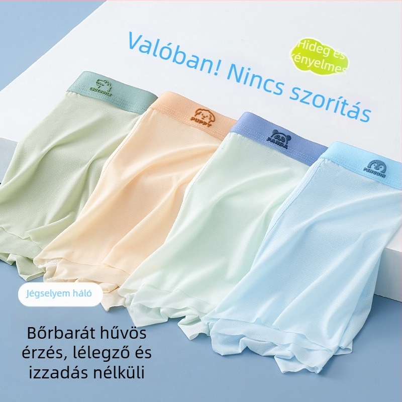 Fiúknak szánt Ice Silk alsónemű, A típus, 6–12 éveseknek, nyári vékony kiadás
