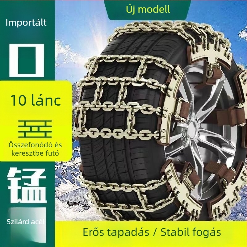 Haiyu vasból készült anti-slip lánc SUV off-roadhoz, univerzális automata, cikkszám 1010437456