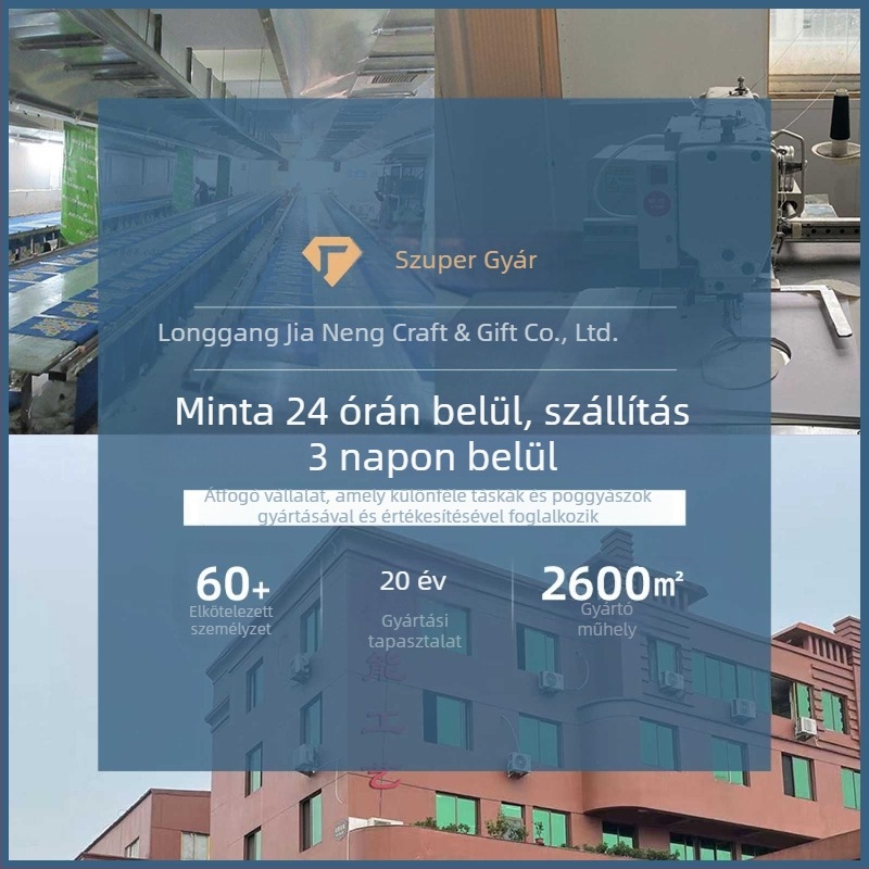 Glencore márkájú utazási kozmetikai táska logóval, vászon anyagból, text mintával, ultra könnyű, nedves-száraz elválasztás