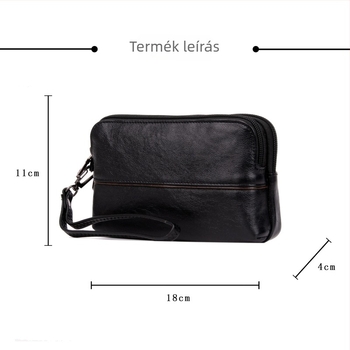 Aries Cobbler Férfi bőr clutch 2372 — Üzleti út stílus, terheléscsökkentés