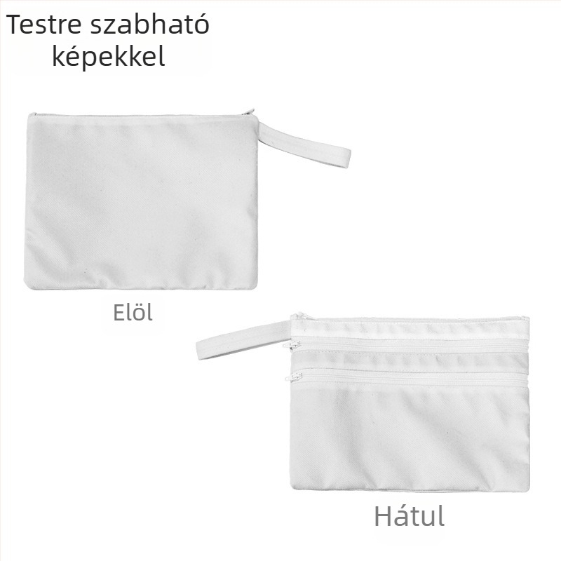 Vászon kozmetikai táska utazáshoz – anime rajzfilm stílus, uniszex, légáteresztő, vízálló, ultrakönnyű, antibakteriális