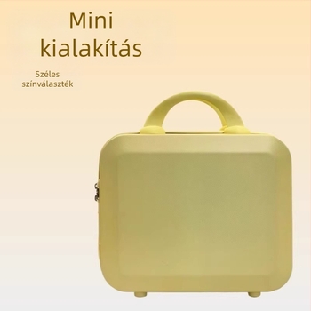 Sminktároló ABS anyagból, cipzárral, kerekek nélkül, 700 g, hagyományos kombinációs zár