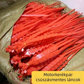 Univerzális hólánc elektromos triciklire, autókhoz és motorkerékpárokhoz — anti-slip rögzítés, 145 g