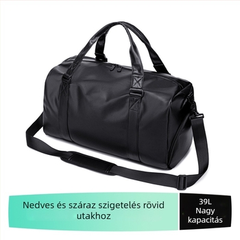 Uniszex utazó- és edzőtáska rövid utakhoz, 36–55L, vászon anyag, vízálló, ultra könnyű, cipők elférnek benne