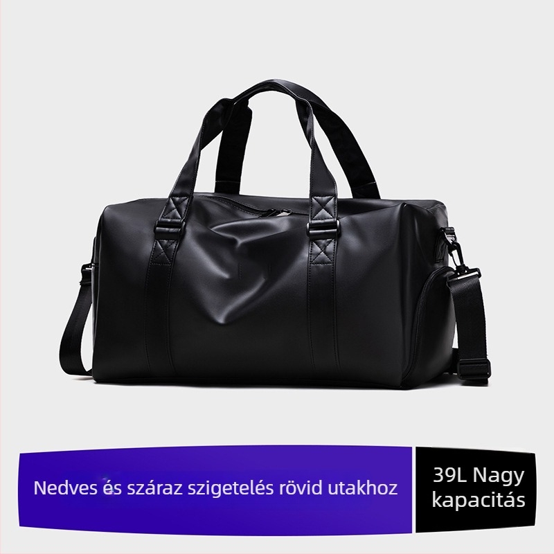 Uniszex utazó- és edzőtáska rövid utakhoz, 36–55L, vászon anyag, vízálló, ultra könnyű, cipők elférnek benne