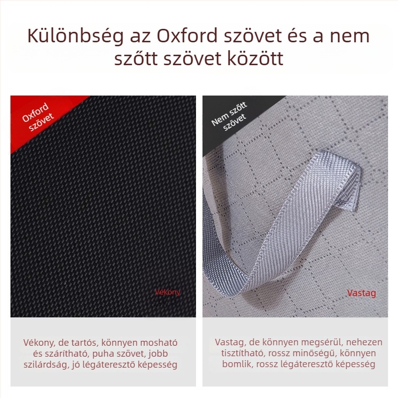 Oxford szövetből készült tároló táska, szövött költöztető- és csomagoló táska, utazótáska rendkívül nagy kapacitással