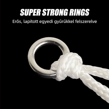 Csalihorgony biomimikus polip-szem dizájnnal, vaslemez alap, szilikon fénylő szál, egy- vagy dupla horog.
