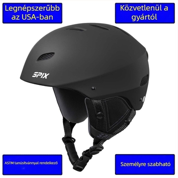 SPIX kerékpáros sisak, ABS anyag, állítható, szélvédett, légáteresztő, felnőtteknek