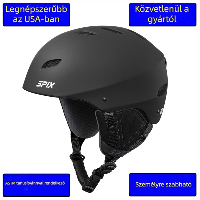 SPIX kerékpáros sisak, ABS anyag, állítható, szélvédett, légáteresztő, felnőtteknek