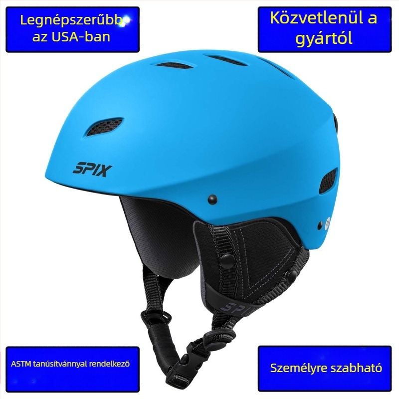 SPIX kerékpáros sisak, ABS anyag, állítható, szélvédett, légáteresztő, felnőtteknek