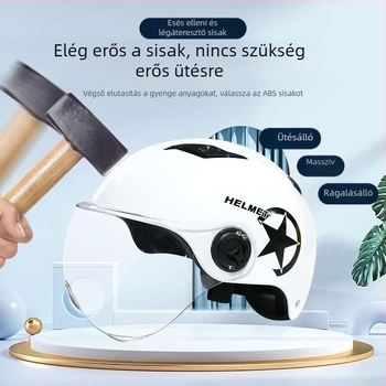 Elektromos jármű sisak - könnyű, ABS anyag, általános használatra, nyárra, TCO99 tanúsítvány