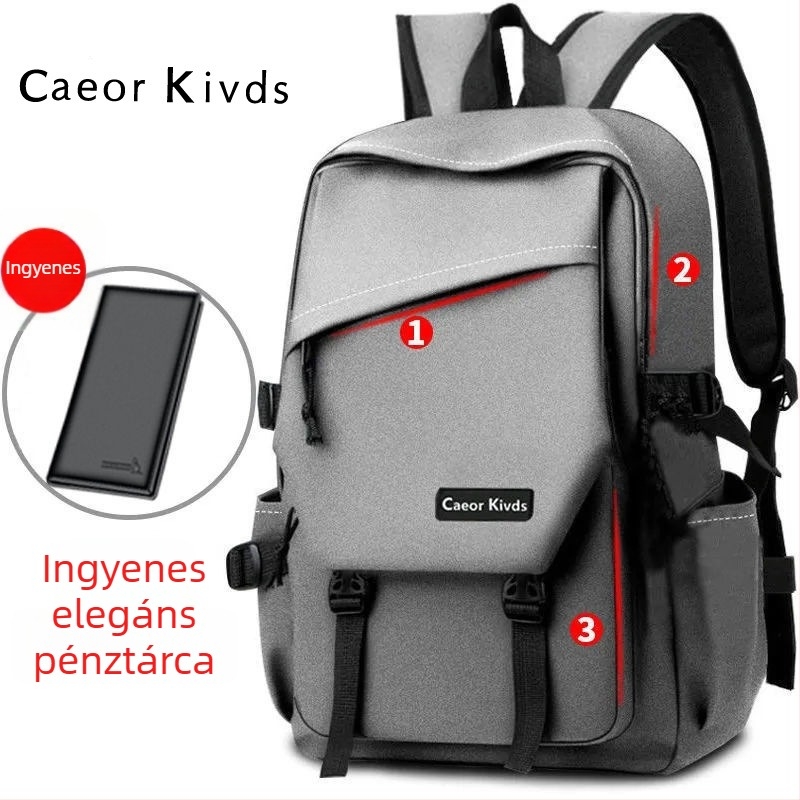 Unisex Oxford laptop hátizsák SJ006 – vízálló, lopás elleni védelem, nagy kapacitású iskola számára