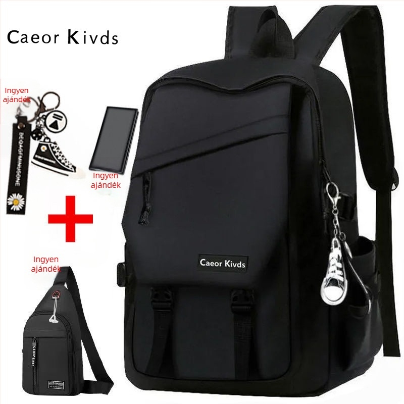 Unisex Oxford laptop hátizsák SJ006 – vízálló, lopás elleni védelem, nagy kapacitású iskola számára