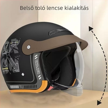 3/4 sisak elektromos kerékpárokhoz és motorkerékpárokhoz, GB811-2022b megfelelés, őszi-téli meleg, uniszex, szélvédett
