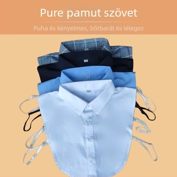 Levehető gallér 100% pamutból, felnőtteknek, uniszex, tavasz 2025