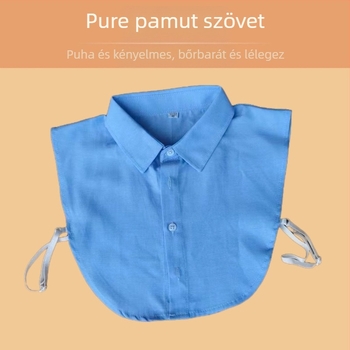 Levehető gallér 100% pamutból, felnőtteknek, uniszex, tavasz 2025
