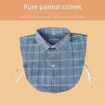 Levehető gallér 100% pamutból, felnőtteknek, uniszex, tavasz 2025