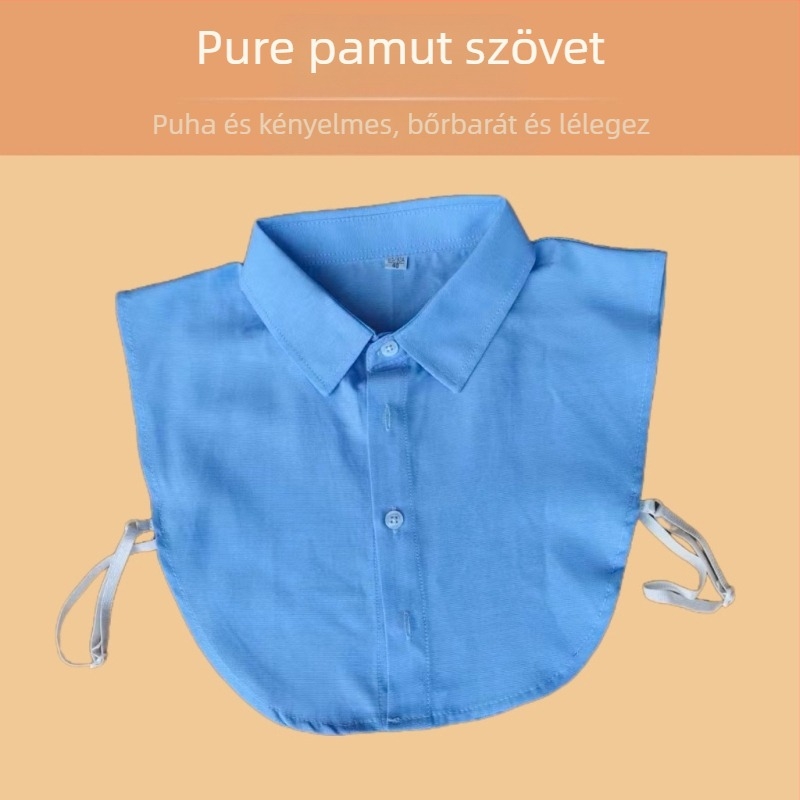 Levehető gallér 100% pamutból, felnőtteknek, uniszex, tavasz 2025