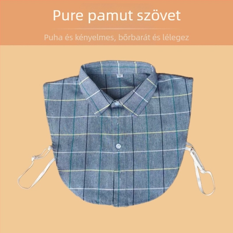 Levehető gallér 100% pamutból, felnőtteknek, uniszex, tavasz 2025