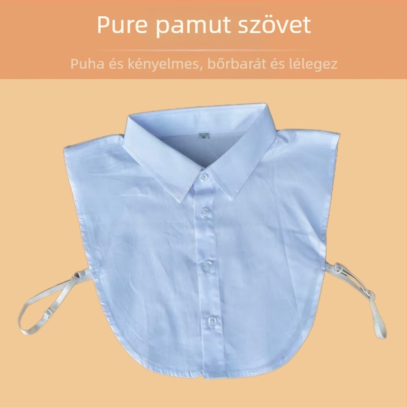 Levehető gallér 100% pamutból, felnőtteknek, uniszex, tavasz 2025