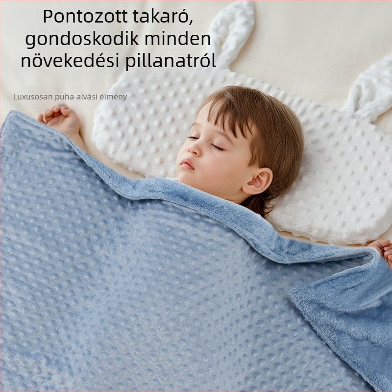 Bidoole Kétrétegű babatakaró korall polárból, 300–500 g, 1–3 éveseknek, egész évben használható, testreszabható