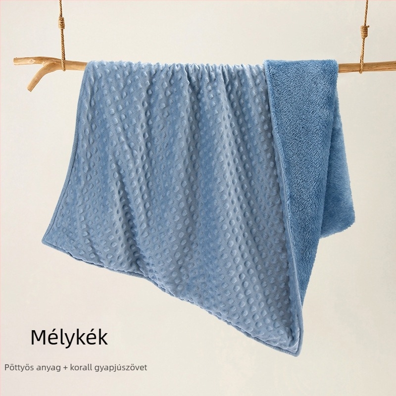 Bidoole Kétrétegű babatakaró korall polárból, 300–500 g, 1–3 éveseknek, egész évben használható, testreszabható