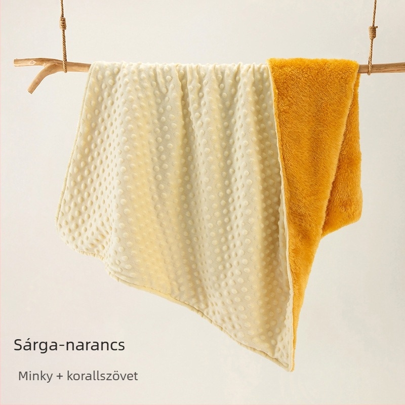 Bidoole Kétrétegű babatakaró korall polárból, 300–500 g, 1–3 éveseknek, egész évben használható, testreszabható