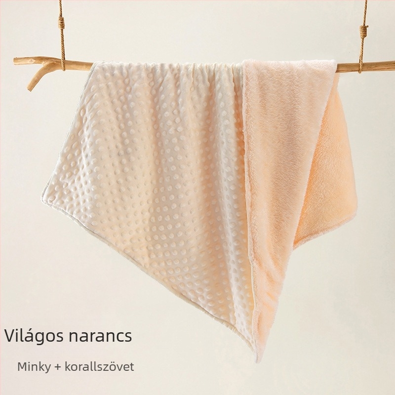 Bidoole Kétrétegű babatakaró korall polárból, 300–500 g, 1–3 éveseknek, egész évben használható, testreszabható