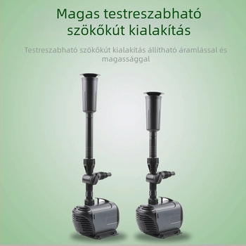 Jialu merülő tópumpa szökőkút és kertépítéshez, változatos fúvókákkal