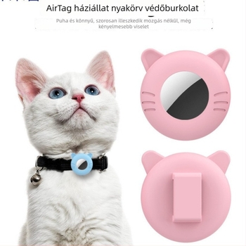 Szilikonból készült védőburkolat macska- és kutyanyakörv anti-lost nyomkövetőhöz, márka ZRX0001, nem bővíthető