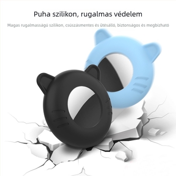 Szilikonból készült védőburkolat macska- és kutyanyakörv anti-lost nyomkövetőhöz, márka ZRX0001, nem bővíthető