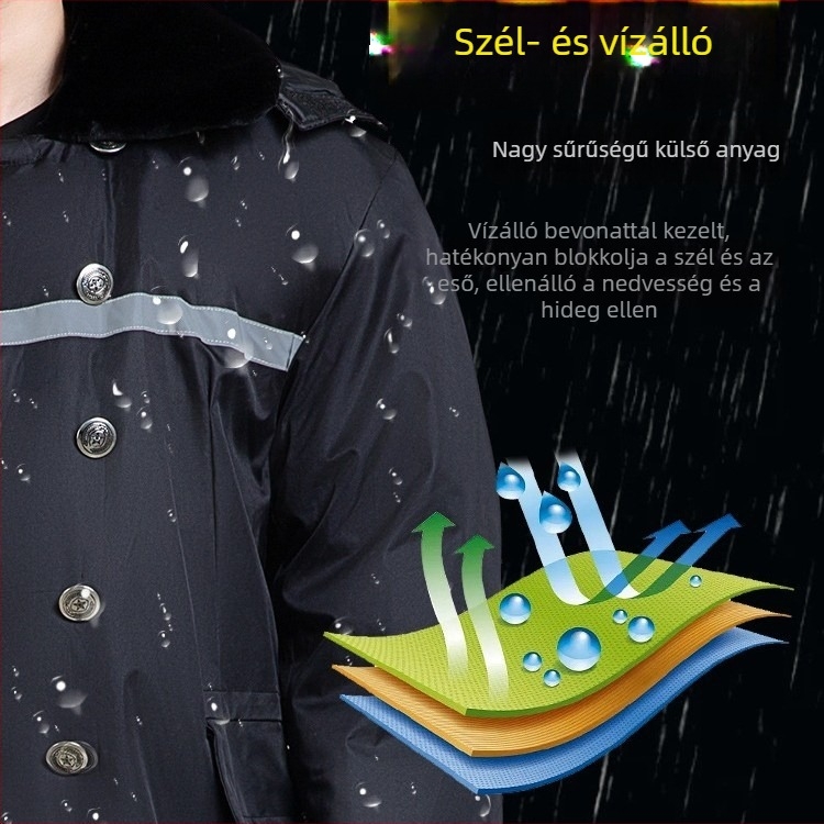 Katonai stílusú téli kabát fleece bélés, vastag szigetelés, camouflage mintázat, unisex