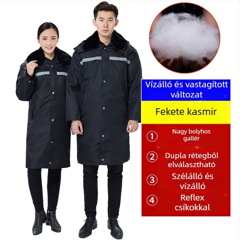 Katonai stílusú téli kabát fleece bélés, vastag szigetelés, camouflage mintázat, unisex