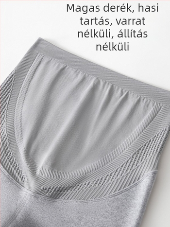 100%-os pamut kismama nadrág tavasz-őszre, új modell 2025, kényelmes jóga nadrág a has támogatásával, terhesség korai és késői szakaszára, alacsony testmagasságúaknak